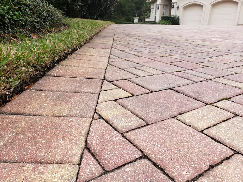 Sealed pavers at Sawgrass Country Club — detail