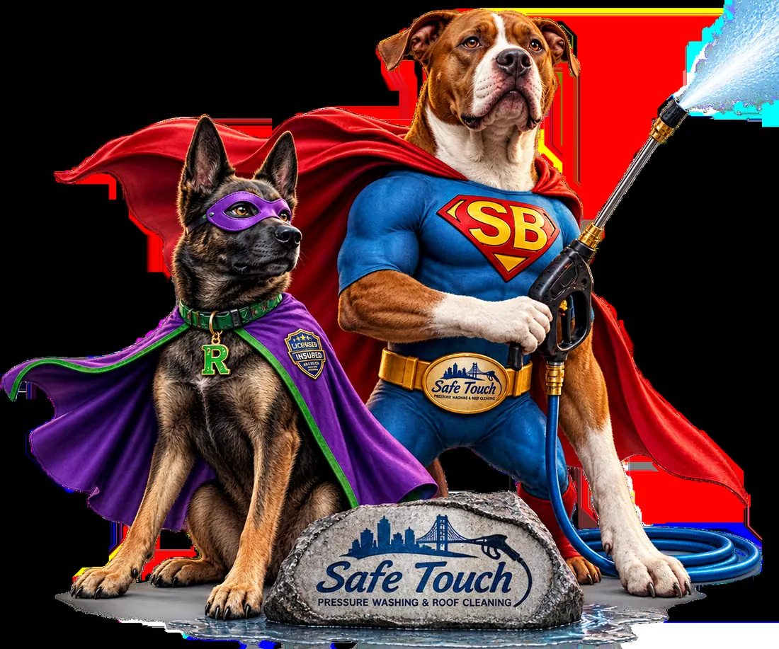Super Buddy and Ridley, Safe Touch's clean-team mascots